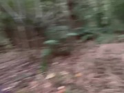 Crossdresser in dress masturbating and anal toying prostrate in the woods. Cumshot I’m stomach.