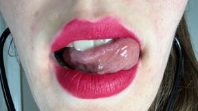 Heartbeat and Lips Close Up
