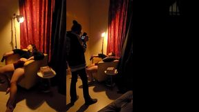 bastidores da gravacao de halloween com mila spook
