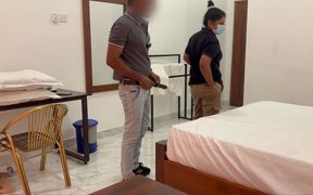 Rest House Supervisor Sex with Cleaning Staff Girl