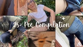 Huge Outdoor Pee Compilation