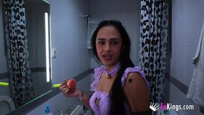 The Slut Valenpink Busted by 7 Studs! What a Gangbang!