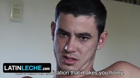 Latin Leche - Cute Latino Twink Slobbers On Mine And My New Friend's Cocks Until We Cum In His Mouth