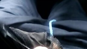 Jerking in lay by with panties