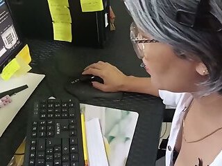 What a day at the office! They gave me a delicious cock to try.