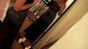 cute blonde opens wide for cum shot