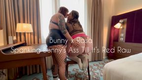 Spanking Bunny's Ass Till It's Red Raw