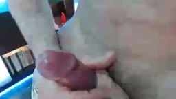 Strong Dude Stroking His Cock