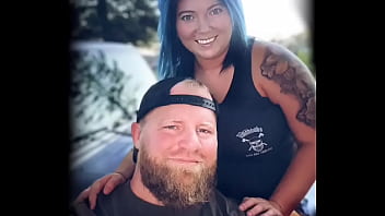 New blue hair and our Jeep!