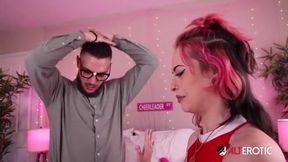 Tattooed Cheerleader Maya Romero's Wild Desire Unleashed!