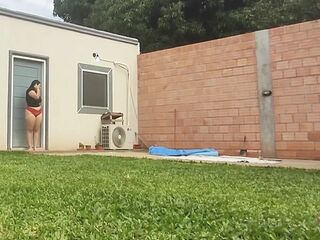 My Stepfather Is Sunbathing, and I Wanna Suck His Schlong