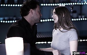 Restaurant owner takes Laney Greys offer and he starts to enjoy