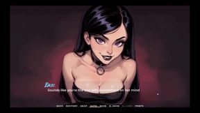 My New Girlfriend [ Taboo Hentai Game ] Ep.40 Goth Girl Blowbang in the Toilet!