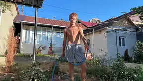 No44 PART 1 Hot Houseboy Waters Plants Then Gets Pounded Hard by Boss – Intense Anal Tease