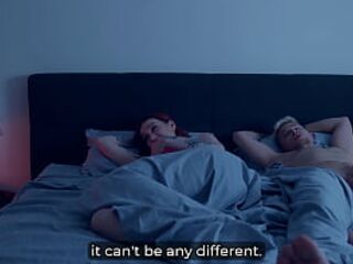 Step Mommy Gets Super Wild and Rides Me Hard in Our Shared Hotel Daybed