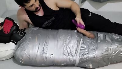 mnummified slave doggo being used by his master