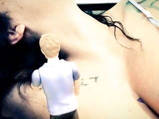 Giantess plays with her pet TEASER