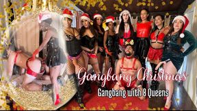 Gangbang with Santa's reindeer