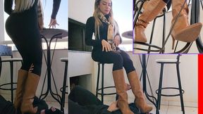 Queen Lytta Blond - Boot domination and Trampling on foot slave - FOOT WORSHIP - FOOT DOMINATION - FEMALE DOMINATION - BOOTS - FEMDOM - KICK - SLAP - TRAMPLING - HUMILIATION - 720p