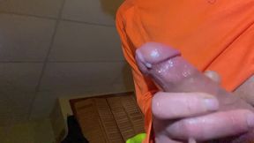New this cumshot was going to be big so I had to record it and share it