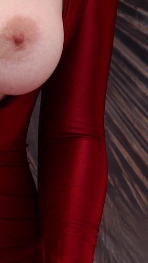 MILF stepmother seduce you in spandex
