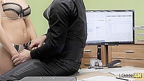 LOAN4K. Poor and gorgeous shop assistant has wild sex with stranger