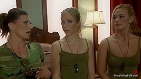 Lesbian Anal Fisting Threesome With 3 Blonde Teens 18+