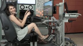 Ziva Takes Her First Drive in the Simulator (MP4 - 720p)