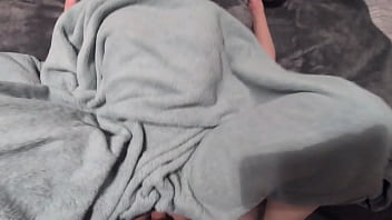 missionary pov cumshot under fleece blankets