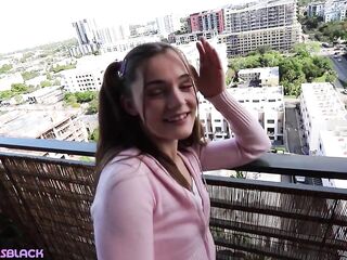 Petite Stepdaughter Caught Banging Her Bbc Dad