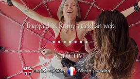 French - Trapped in Romy's ticklish web ( English subtitles )