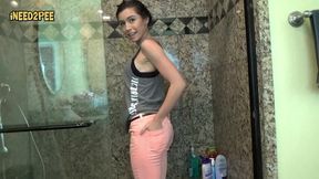 nikki next loves wetting her tight pants omorashi