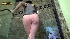 nikki next loves wetting her tight pants omorashi