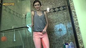 nikki next loves wetting her tight pants omorashi