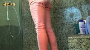 nikki next loves wetting her tight pants omorashi
