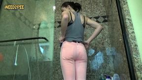 nikki next loves wetting her tight pants omorashi