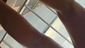 retour sur notre balcon