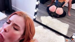 Sweetie Fox steps up to facefuck then gets hard-fucked