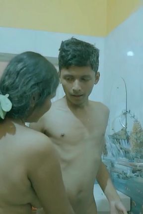 Hot Sex with Step Mom in Bathroom
