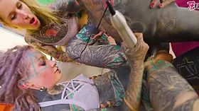 Ggbb anal dap and dp 4 way with dual blow-job and Ass To Mouth