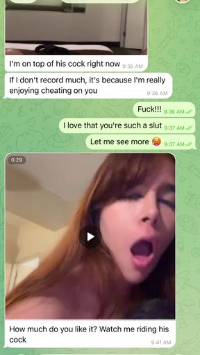 Cuckold Chat: Creampied by Another Man