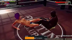 Aoi Azumi Faces Off Against Rex Summ in Steamy Nude Fighter 3D Battle