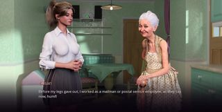 Village Slut Tranformation - Meeting Strange Old Granny