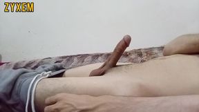 Zyxem oil massage his big cock
