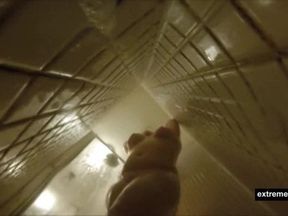 My stepmom soaping and fingering in the shower