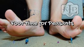 Foot time for Peasants