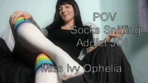 POV Socks Sniffing Addict JOI