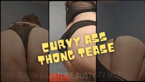 Curvy Ass Worship and Thong Tease wmv