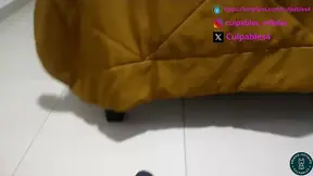 Latin hotwife gets plowed by a thick rod while her cuckold husband jerks off