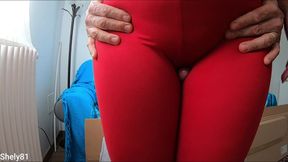 The Courier Boy After Delivering the Packages Is Seduced by the Lady, Teased, Wanked and Cums Between His Legs